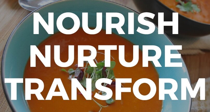 Cover image of Nourish program showing bowls of delicious soup